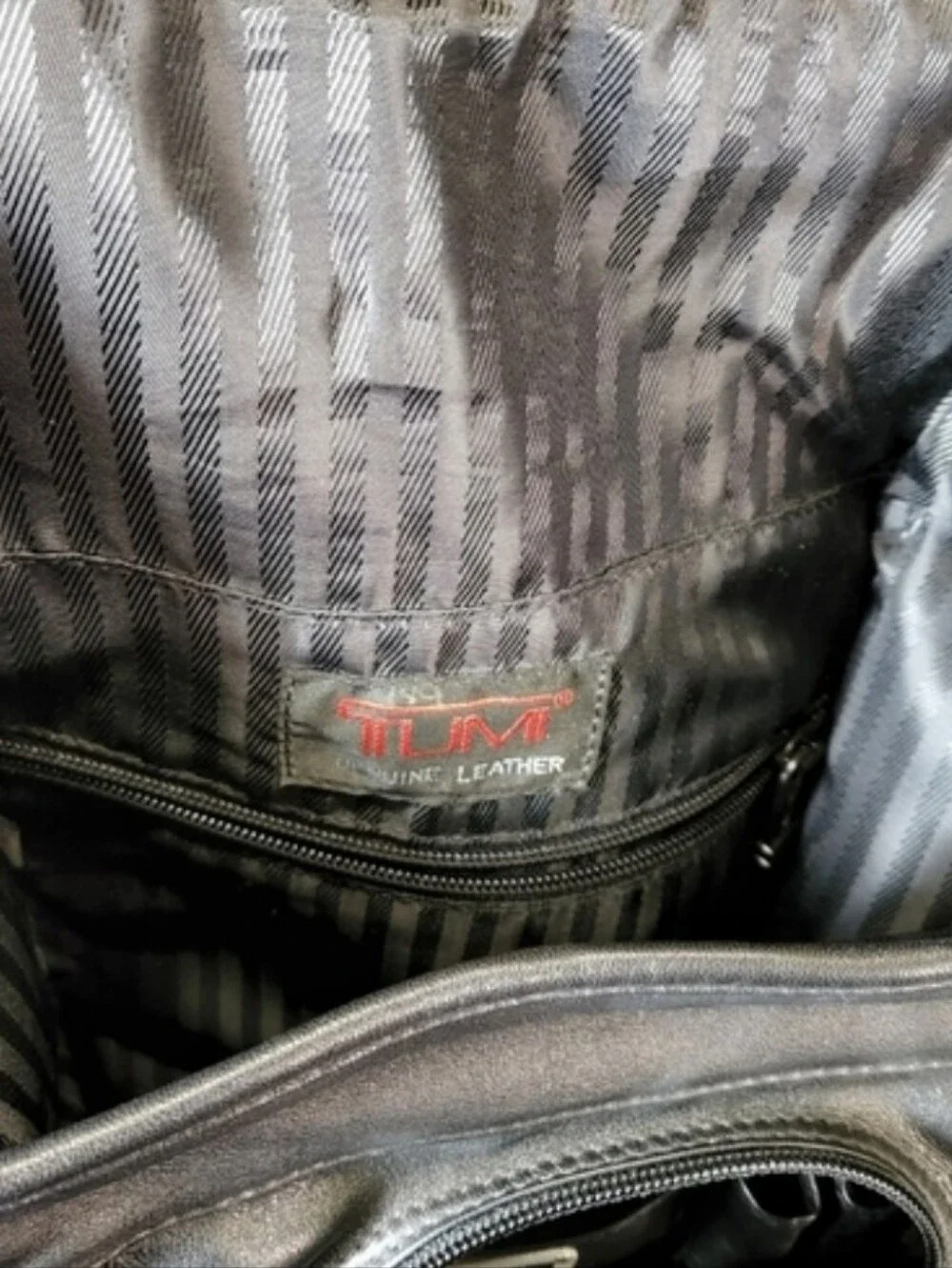 Tumi Nappa Leather Travel Bag